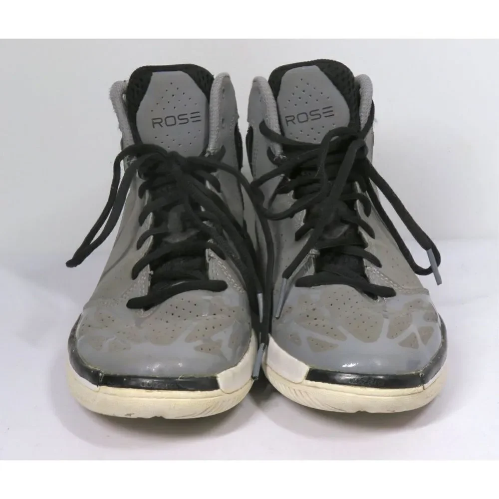 Adidas D Rose Derrick Rose 773 Grey Basketball Shoes Boys Youth Size 5.5